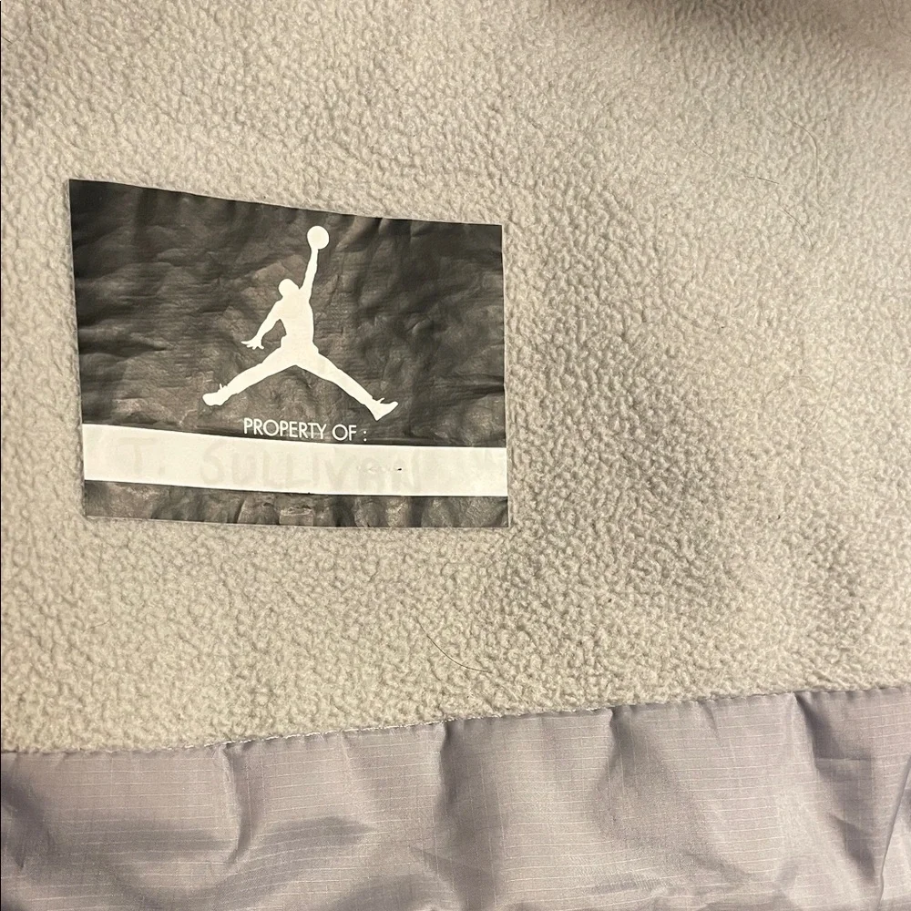 Jordan Kids Light Gray Fleece Lined Water-Resistant Coat